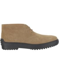 Tod's - Winter Gommino Desert Boots - Lyst