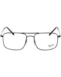 Ray-Ban - Square Frame Glasses - Lyst