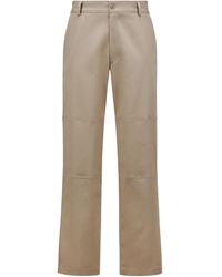 Moncler - Logo Patch Straight-Leg Pants - Lyst
