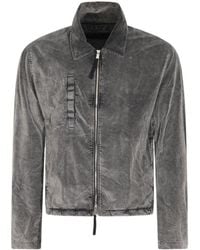 Thom Krom - Washed Zip-Up Jacket - Lyst