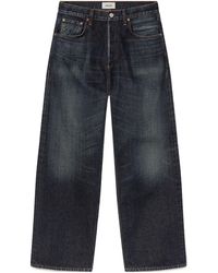 Agolde - Magnus Wide-Leg Straight Jeans - Lyst