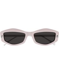 McQueen - Eyewear Rectangular Frame Sunglasses - Lyst