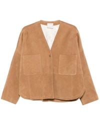 forte_forte - Suede Jacket - Lyst