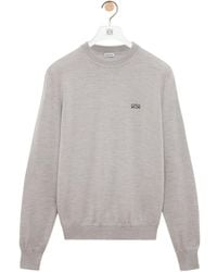 Loewe - Long-Sleeved Knitted Sweater - Lyst