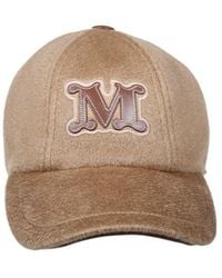 Max Mara - Felted Initial Cashmere Cap - Lyst
