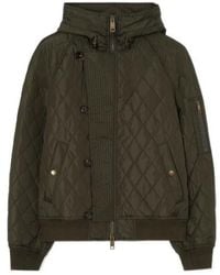 Burberry - Hooded Quilted Nylon Bomber Jacket - Lyst
