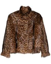 Salvatore Santoro - Long-Sleeve Leopard Print Jacket - Lyst