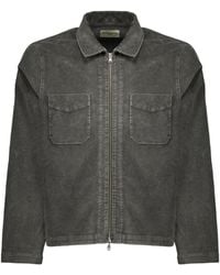 Officine Generale - Long-Sleeve Casual Zip-Up Jacket - Lyst
