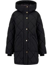Barbour - Hooded Cotton Jacket - Lyst