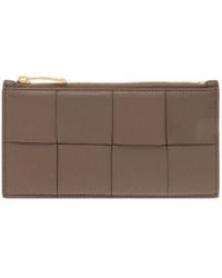 Bottega Veneta - Intreccio Zipped Wallet - Lyst