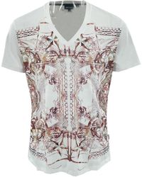 Just Cavalli - Pattern Printed Short-Sleeved T-Shirt - Lyst