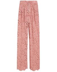 Dolce & Gabbana - Floral Lace Trousers - Lyst