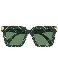 Bottega Veneta - Eyewear Square Frame Sunglasses - Lyst