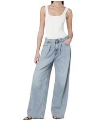 Haikure - Whiskering-Effect Jeans - Lyst
