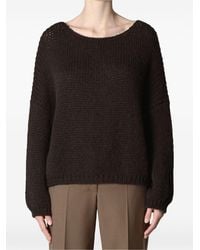 Roberto Collina - Chunky-Knit Boat-Neck Sweater - Lyst