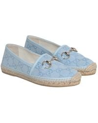 Gucci - With Horsebit Espadrilles - Lyst