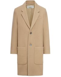 Ami Paris - Virgin Wool Single-Breasted Coat - Lyst