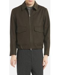 Barena - Magan Caramal Flap-Pocket Zip-Front Jacket - Lyst