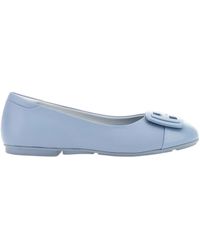 Hogan - Logo-Plaque Slip-On Ballerina Shoes - Lyst