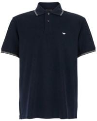 Emporio Armani - Micro Logo Slim Polo Shirt - Lyst
