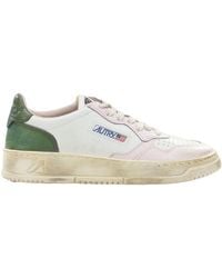 Autry - Medalist Low Super Vintage Leather Sneakers - Lyst