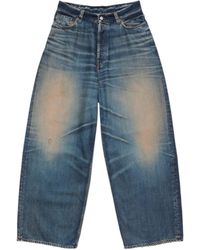 Acne Studios - Faded-Effect Cotton Jeans - Lyst
