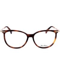 Max Mara - Square Frame Glasses - Lyst