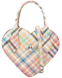 Vivienne Westwood - Josephine Heart Plaid Tote Bag - Lyst