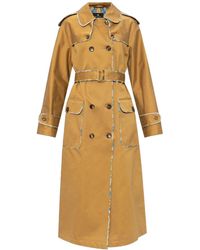 Etro - Double-Breasted Belted Coat - Lyst