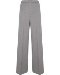 Twinset - Pressed-Crease Wide-Leg Trousers - Lyst