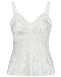 LoveShackFancy - Lirena Lace-Trim Camisole Top - Lyst
