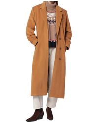 Isabel Marant - Camel Wool Blend Coat - Lyst