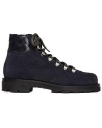 SCAROSSO - Catherine Round-Toe Lace-Up Boots - Lyst