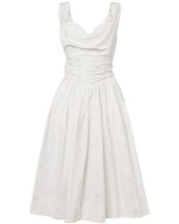 Vivienne Westwood - Sunday Floral Cotton-Blend Corset Dress - Lyst