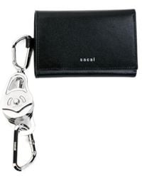 Sacai - Carabiner-Detail Trifold Wallet - Lyst