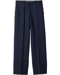 Miu Miu - Mohair-Wool Tailored Trousers - Lyst