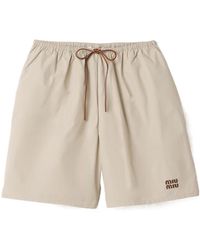 Miu Miu - Panama Bermuda Shorts - Lyst