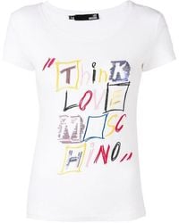 Moschino - Item O-Neck Short-Sleeved T-Shirt - Lyst