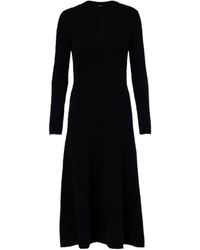 JOSEPH - Round Neck Long Sleeve Dress - Lyst