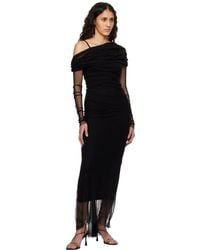 Christopher Esber - Off-Shoulder Tulle Midi Dress - Lyst