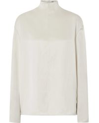 TOTEME - Totême Slouch-Neck Blouse - Lyst