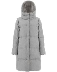 Herno - Faux Fur-Lined Quilted Coat - Lyst