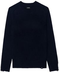 Zadig & Voltaire - Distressed Sweater - Lyst