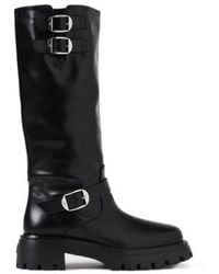 Stuart Weitzman - Emerson Moto Boots - Lyst