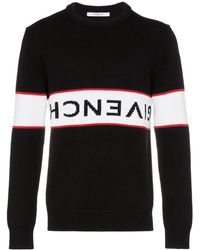 Givenchy - Upside Down Logo Cotton Sweater - Lyst