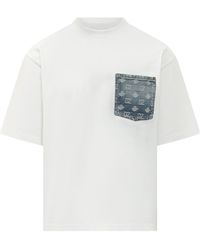 DSquared² - Monogram Chest Pocket Loose-Fit T-Shirt - Lyst