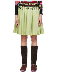 Chopova Lowena - Stacey Pleated Midi Skirt - Lyst