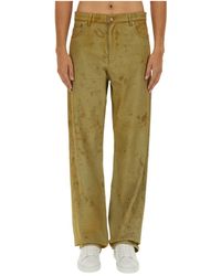MSGM - Logo-Patch Tie-Dyed Printed Jeans - Lyst