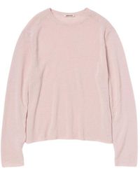 AURALEE - Crew Neck Sweater - Lyst