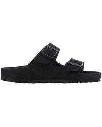 Birkenstock - Slip On Buckled Slides - Lyst